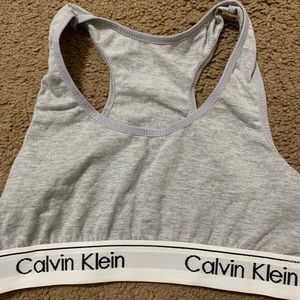 Calvin Klein Gray Sports Bra Size XS